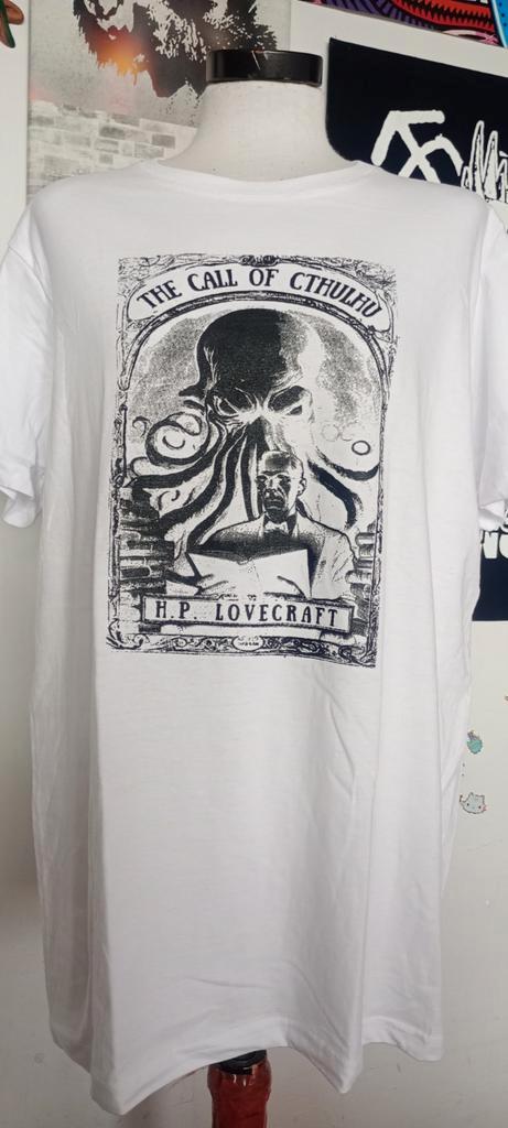 The Call of Cthulhu, Kleding | Heren, T-shirts, Nieuw, Maat 52/54 (L), Wit, Ophalen of Verzenden