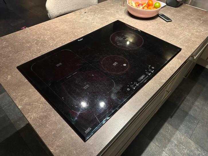 Whirlpool HAH-7000BB Inductiekookplaat, Witgoed en Apparatuur, Kookplaten, Gebruikt, Inbouw, Inductie, 4 kookzones, Ophalen