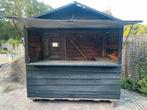 Verkoop kraam  markthuisje met Luifel, Gebruikt, Blokhut, Minder dan 200 cm, 1 raam