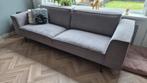 Lichtgrijze banken set: love seat & 3-zits, Ophalen, 250 tot 300 cm, Gebruikt, 75 tot 100 cm