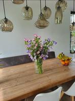 Massief Houten Eettafel - Robuust & Stijlvol, Huis en Inrichting, Tafels | Eettafels, Ophalen, 100 tot 150 cm, Vijf personen of meer