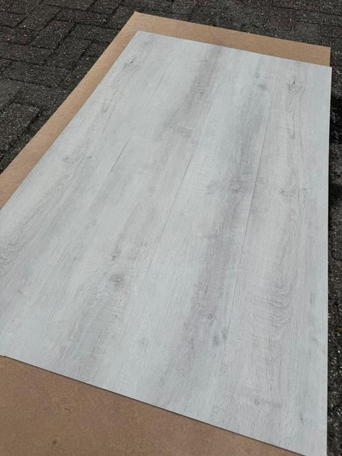 Wit Grijze PVC vloer Lijm Restpartij 1500m2, Huis en Inrichting, Stoffering | Vloerbedekking, Nieuw, Overige typen, Wit, Grijs