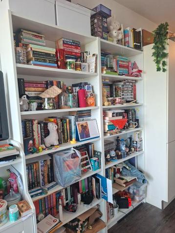 Twee Witten Billy Boekenkasten - ook apart te koop - afbeelding 3