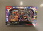 Mega Lucario Ex Box Sealed!, Ophalen of Verzenden, Nieuw, Boek of Catalogus, Foil