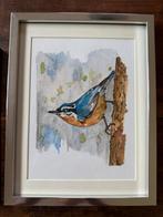 boomklever Aquarel, Antiek en Kunst, Ophalen of Verzenden