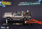 Back to the Future II Floating Delorean Deluxe! WEES SNEL!, Beeldje, Replica of Model, Nieuw, Beast Kindom, Ophalen of Verzenden