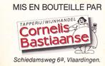 Sticker wijnhandel Cornelis Bastiaanse Vlaardingen, Verzenden, Zo goed als nieuw, Winkel of Supermarkt