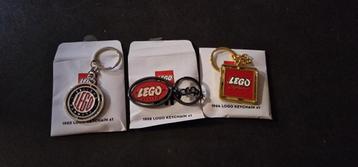 Nieuw: 3x Lego metalen sleutelhanger 1950 + 1958 + 1964 beschikbaar voor biedingen