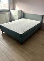 IKEA Sobovik boxspring vissle grijs 160x200, Huis en Inrichting, Slaapkamer | Boxsprings, Ophalen, Gebruikt, Tweepersoons, 200 cm