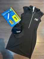 FBI jurkje met accessoires maat S/M, Carnaval, Ophalen of Verzenden, Zo goed als nieuw, Kleding