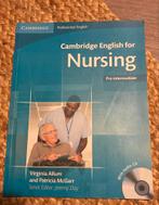 Cambridge English for Nursing - Pre-intermediate, Boeken, Ophalen of Verzenden, Alpha, Gelezen, MBO