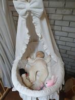 Nieuwe Rotan wieg met houten onderstel en zwenkwielen, inkl., Kinderen en Baby's, Babywiegjes en Ledikanten, Ophalen, Nieuw, Wieg