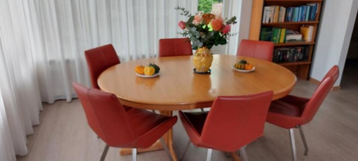 Lübke Eettafel - Verlengbaar - Gereviseerd, Huis en Inrichting, Tafels | Eettafels, Ophalen of Verzenden