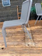 Tuinset Stripe | Max & Luuk | Showroommodel, Tuin en Terras, Ophalen, 4 zitplaatsen, Aluminium, Zo goed als nieuw