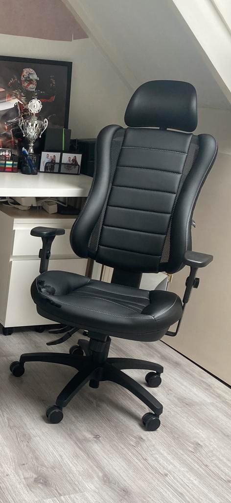 Ergonomische Bureaustoel Zwart - Nieuw amper gebruikt, Huis en Inrichting, Bureaustoelen, Nieuw, Bureaustoel, Zwart, Ergonomisch