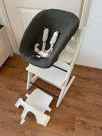 🧡 Witte Stokke Tripp Trapp Newborn Babyset Kinderstoel 🩵, Kinderen en Baby's, Kinderstoelen, Ophalen, Gebruikt, Meegroeistoel