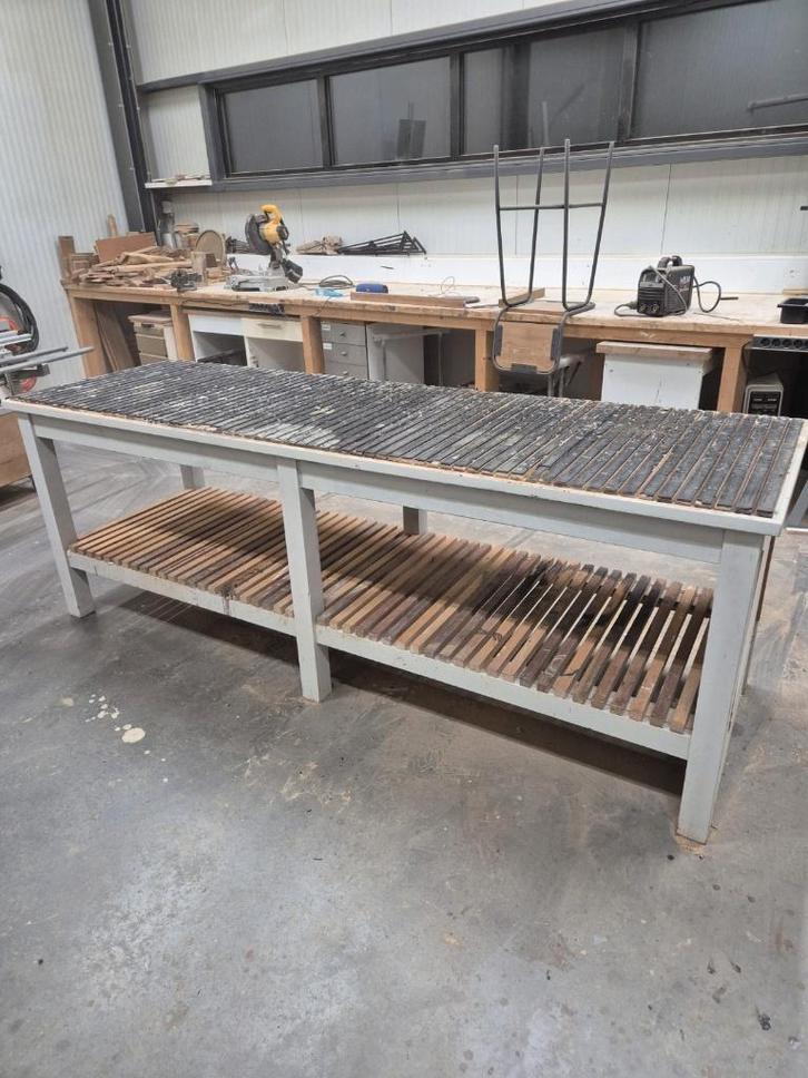 teakhouten  tafel, Huis en Inrichting, Tafels | Eettafels, 50 tot 100 cm, 200 cm of meer, Rechthoekig, Teakhout, Ophalen of Verzenden