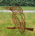 Vogel uit cortenstaal, Tuin en Terras, Ophalen of Verzenden, Nieuw, Metaal, Dierenbeeld