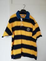 Polo/t-shirt River woods geel Blauw gestreept maat L, Maat 52/54 (L), Blauw, Ophalen of Verzenden, Zo goed als nieuw