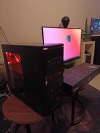 nette game pc + monitor + toetsenbord + muis + headset, Computers en Software, Intel, Zo goed als nieuw, Gaming, SSD