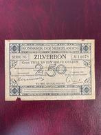 Zilverbon 2.50 gulden 1917, Postzegels en Munten, Bankbiljetten | Nederland, Ophalen of Verzenden, 50 gulden