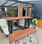 Bonsai Bank Bench met Metalen Onderstel, Ophalen