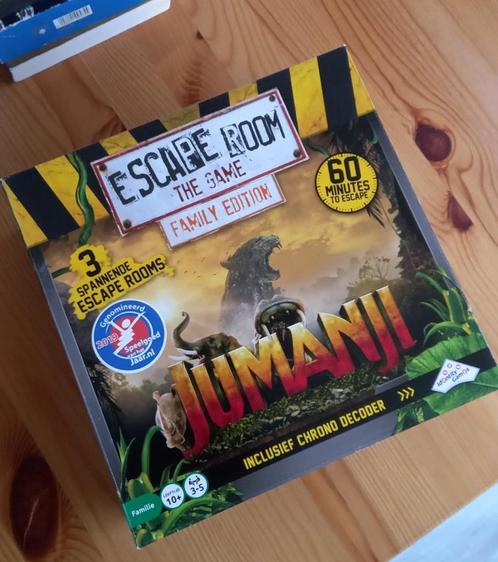 Escape Room The Game - Jumanji, Hobby en Vrije tijd, Gezelschapsspellen | Bordspellen, Zo goed als nieuw, Een of twee spelers
