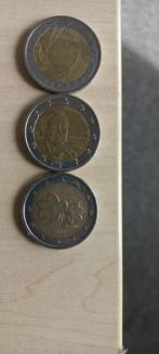 te koop 3 zeldzame 2-euro muntstukken, Ophalen, Overige waardes, Losse munt
