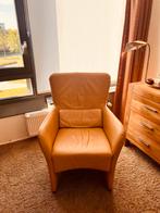 Comfortabele leren fauteuil, Ophalen, Gebruikt, Minder dan 75 cm, Leer