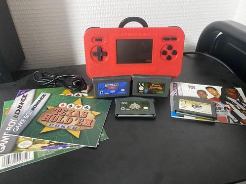 Uniek Gameboy Advance DS DIY mod met 4 GBA spellen, Spelcomputers en Games, Spelcomputers | Nintendo Game Boy, Gebruikt, Game Boy Advance