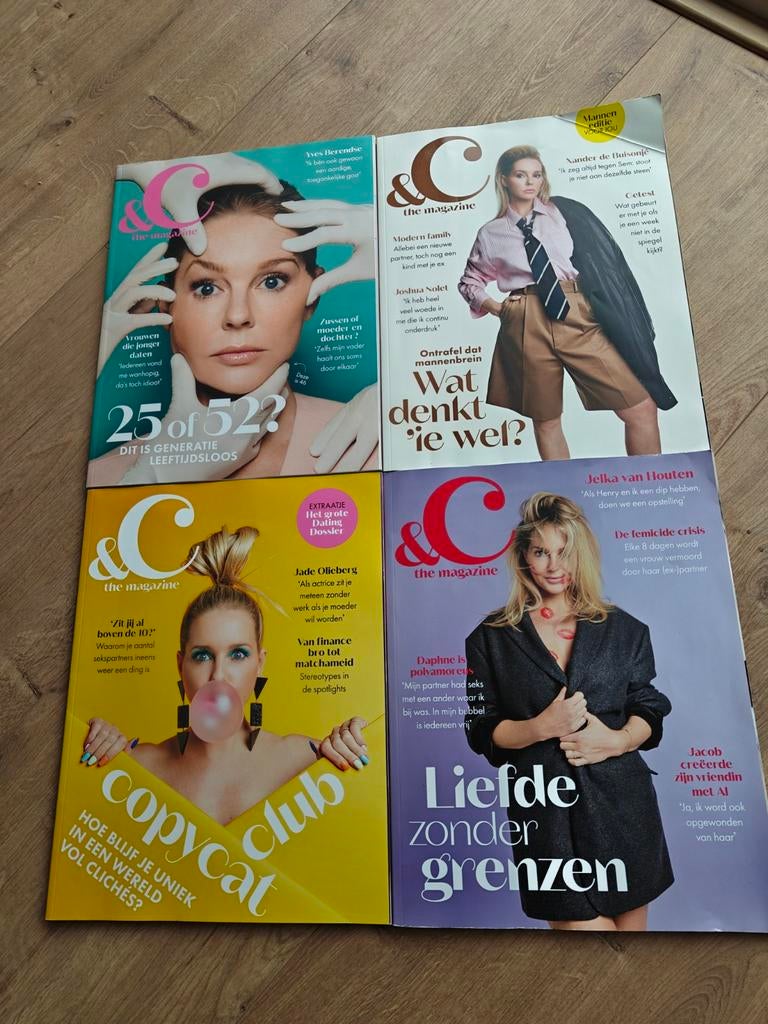 Vier nummers van &C magazine, Boeken, Ophalen of Verzenden, Gelezen, Glossy
