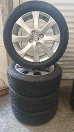 15"Originele 4x100 Mazda 2/MX5/Yaris LM Velgen+ Banden Zgan!, Auto-onderdelen, Banden en Velgen, Gebruikt, 15 inch, Banden en Velgen