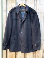 donkergrijze winterjas met blokje van Manderley 65% wol - ma, Kleding | Heren, Jassen | Winter, Manderley, Maat 56/58 (XL), Zo goed als nieuw