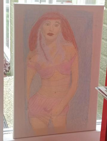 Schilderij op canvas doek - Kunstenaar Randy Picasso beschikbaar voor biedingen
