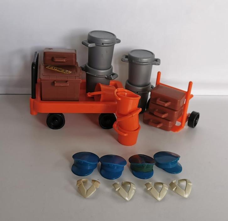 Playmobil transport cargo bagage wagen 3206 (1975), Kinderen en Baby's, Speelgoed | Playmobil, Gebruikt, Complete set, Ophalen of Verzenden