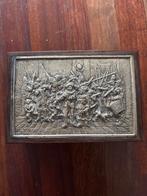 Houten doosje met Nachtwacht reliëf, Antiek en Kunst, Ophalen of Verzenden