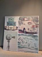 Schilderij 70x70 cm, Ophalen of Verzenden, Rechthoekig, Minder dan 100 cm