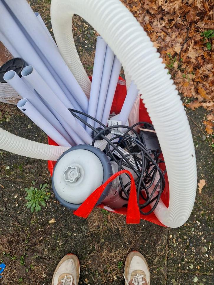 Bestway Steel Pro Zwembad - Compleet, Tuin en Terras, Zwembaden, Gebruikt, Opzetzwembad, Minder dan 80 cm, 200 tot 400 cm, 200 tot 300 cm