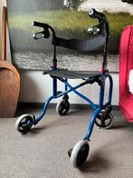 Blauwe rollator B&B opvouwbaar, Ophalen, Opvouwbaar, Zo goed als nieuw