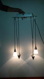 lamp pendellamp, Ophalen of Verzenden, Gebruikt, Glas, 50 tot 75 cm