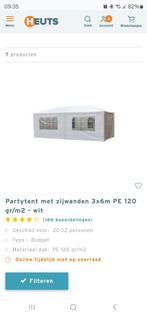GEZOCHT! 1 STANG VAN 19MM 1.10 M !!, Tuin en Terras, Partytenten, Ophalen of Verzenden, Gebruikt, Minder dan 4 meter, Partytent