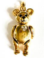 Pierre Lang beweegbare teddybeer ketting hanger, Overige materialen, Ophalen of Verzenden, Zo goed als nieuw, Goud