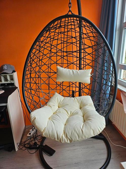Hangstoel/hangei van de xenos, Huis en Inrichting, Stoelen, Zo goed als nieuw, Eén, Zwart, Ophalen