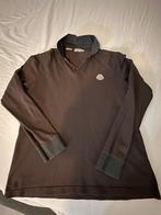 Moncler Polo Lange Mouw (kleur bruin), Kleding | Heren, Polo's, Maat 52/54 (L), Moncler, Bruin, Ophalen of Verzenden