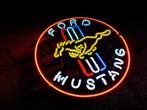 Ford Mustang neon lichtrelcame / lamp, Verzamelen, Merken en Reclamevoorwerpen, Ophalen of Verzenden, Nieuw, Lichtbak of (neon) lamp