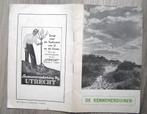 Landkaart, plattegrond. Kennemerduinen, Gelezen, Ophalen of Verzenden, Landkaart, 1800 tot 2000