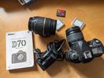 Nikon D70 spiegelreflexcamera, Spiegelreflex, Ophalen of Verzenden, Zo goed als nieuw, Nikon