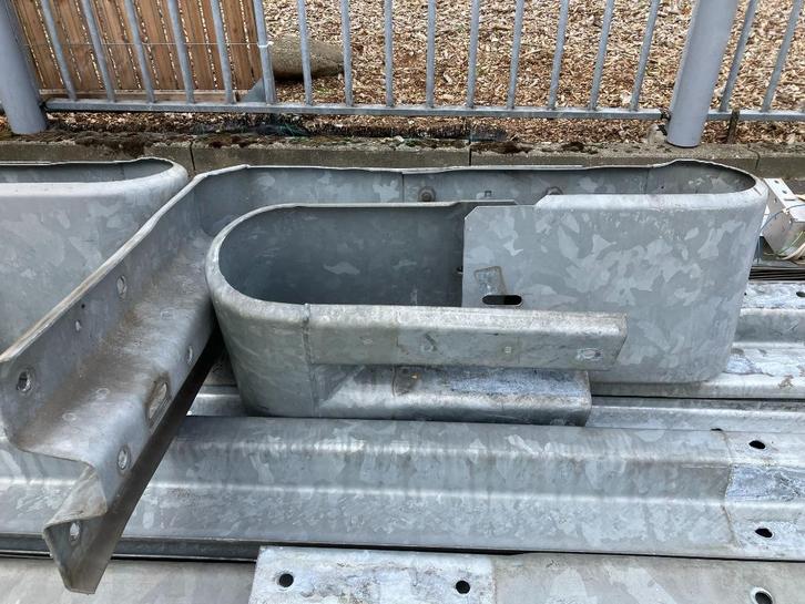 Vangrail beschermrail afscherming ( 119 ), Doe-het-zelf en Verbouw, Metalen, Gebruikt, IJzer, Ophalen