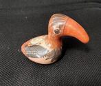 Vintage Tonala vogel keramiek beeldje Mexico jaren 1950, Verzamelen, Beelden en Beeldjes, Verzenden, Zo goed als nieuw, Dier