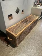 Riviera Maison grote rieten opbergkist, Ophalen, Zo goed als nieuw, 50 tot 100 cm, Minder dan 50 cm